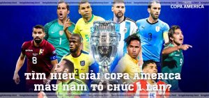 Tìm hiểu giải Copa America mấy năm tổ chức 1 lần 